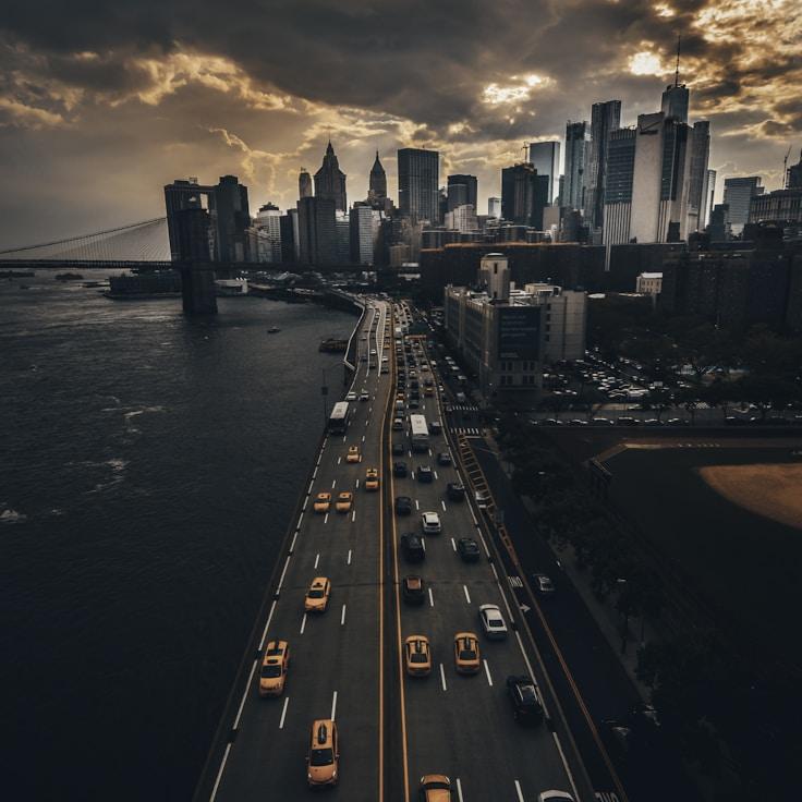 City skyline in Paris, France
